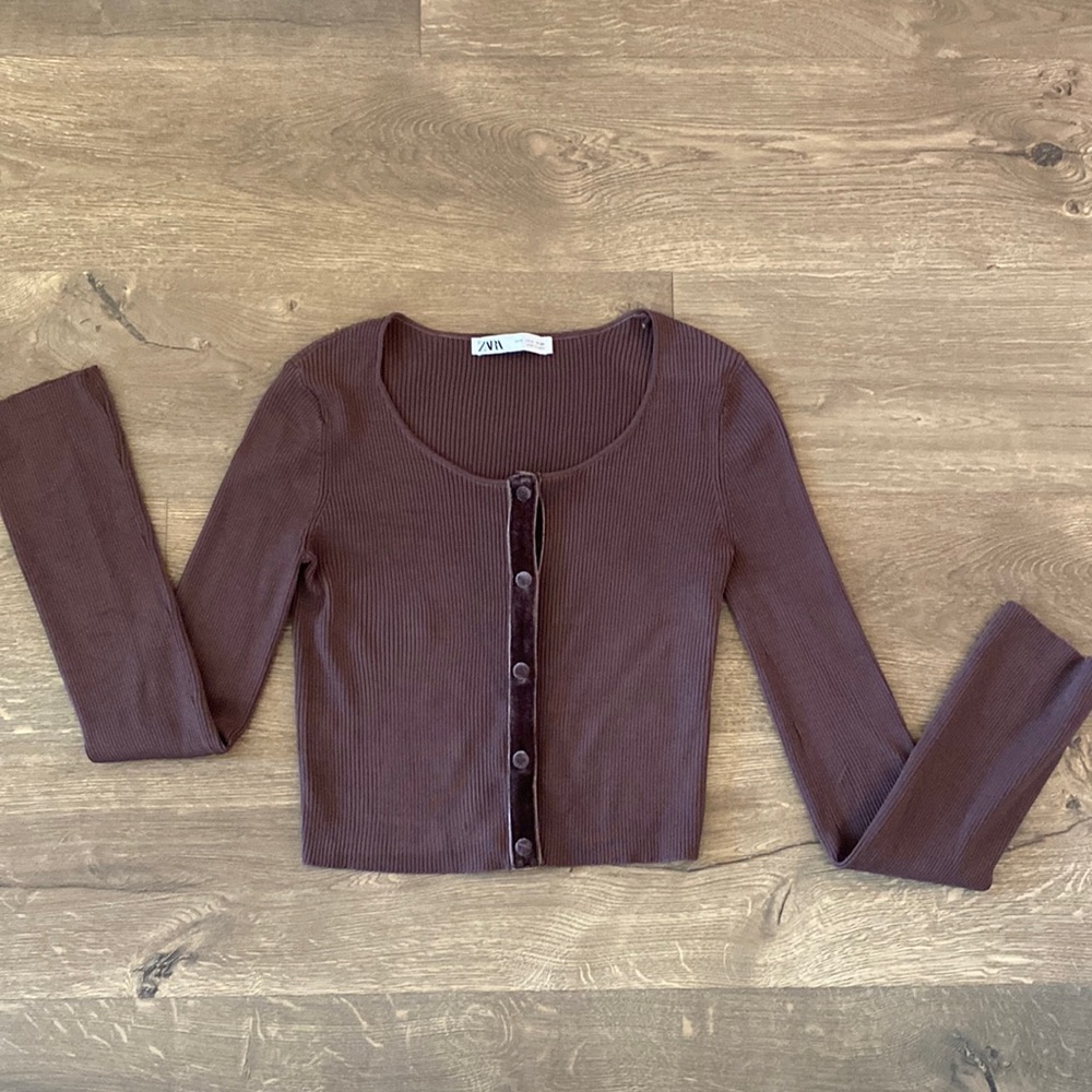 Zara Button Top